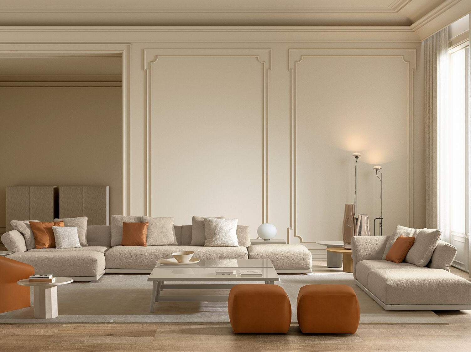 Talenti ELTON Sofa | Luxury Contemporary Fabric Sofa