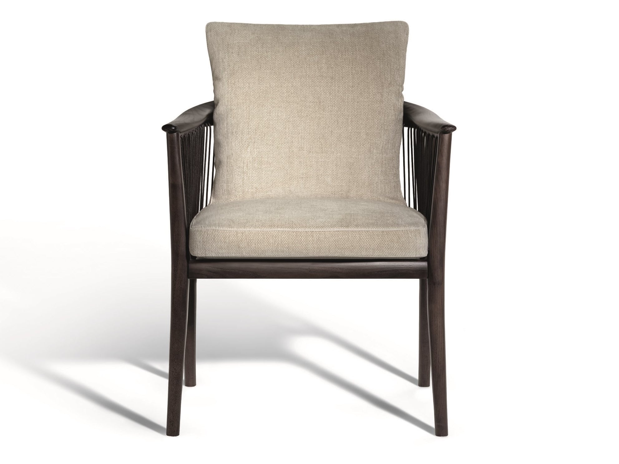 Poltrona Frau Viola Fabric Armchair with Armrests | AB Concept