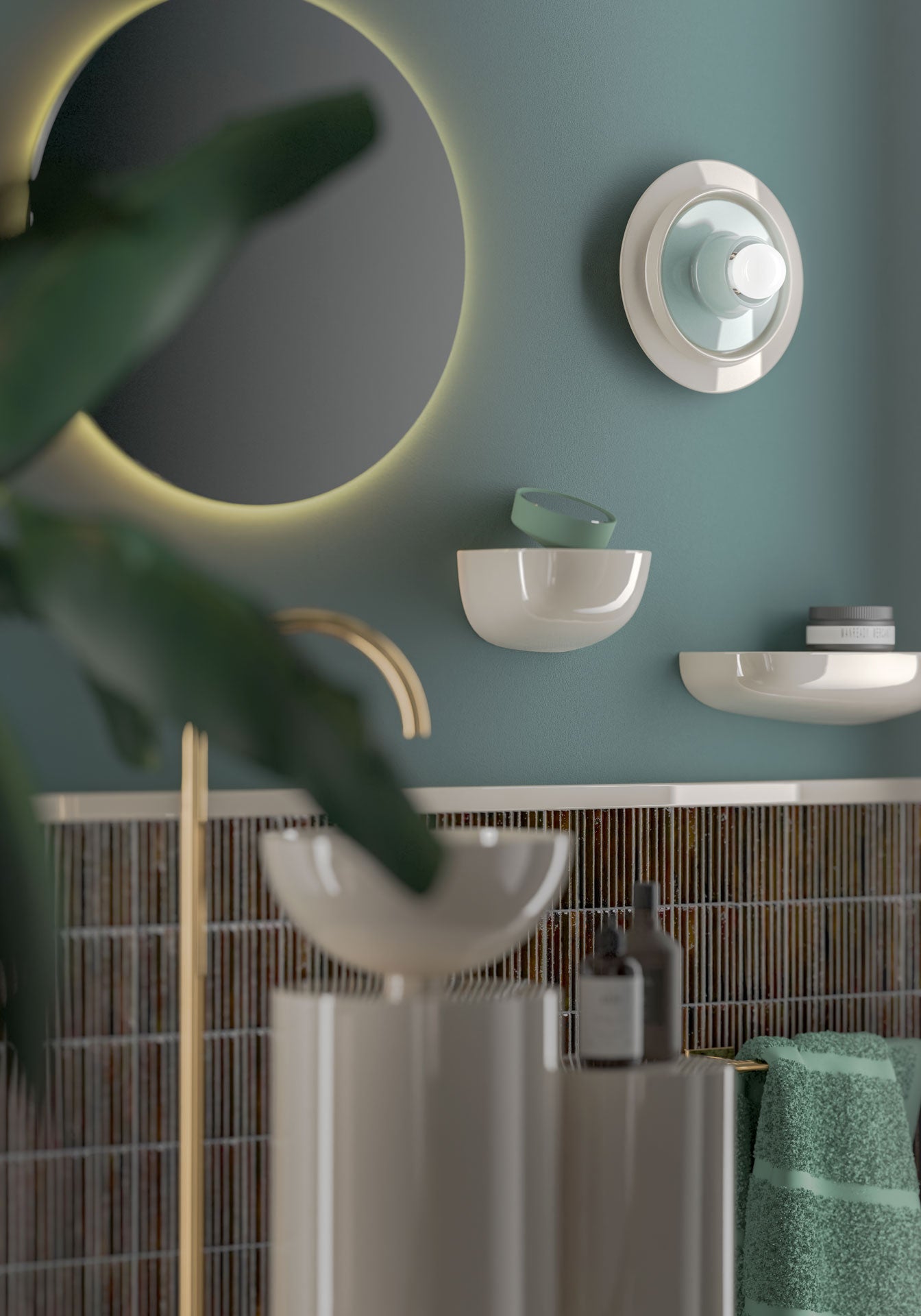 Voila C2775 Wall Lamp | Ferroluce Ceramica Lighting