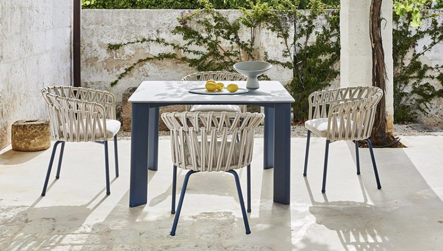 Emma Cross Dining Armchair | Designed by Monica Armani | Varaschin