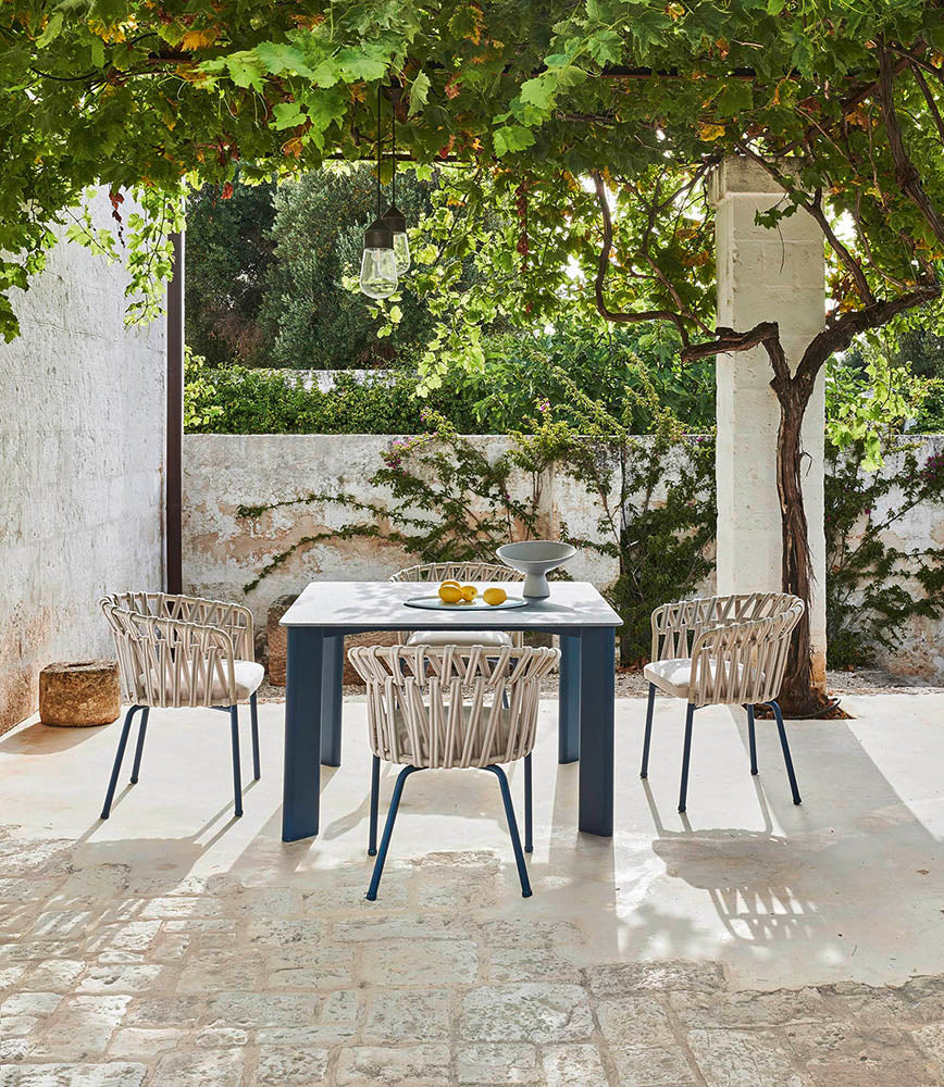 Plinto Outdoor Square Table | Designed by Pio & Tito Toso | Varaschin