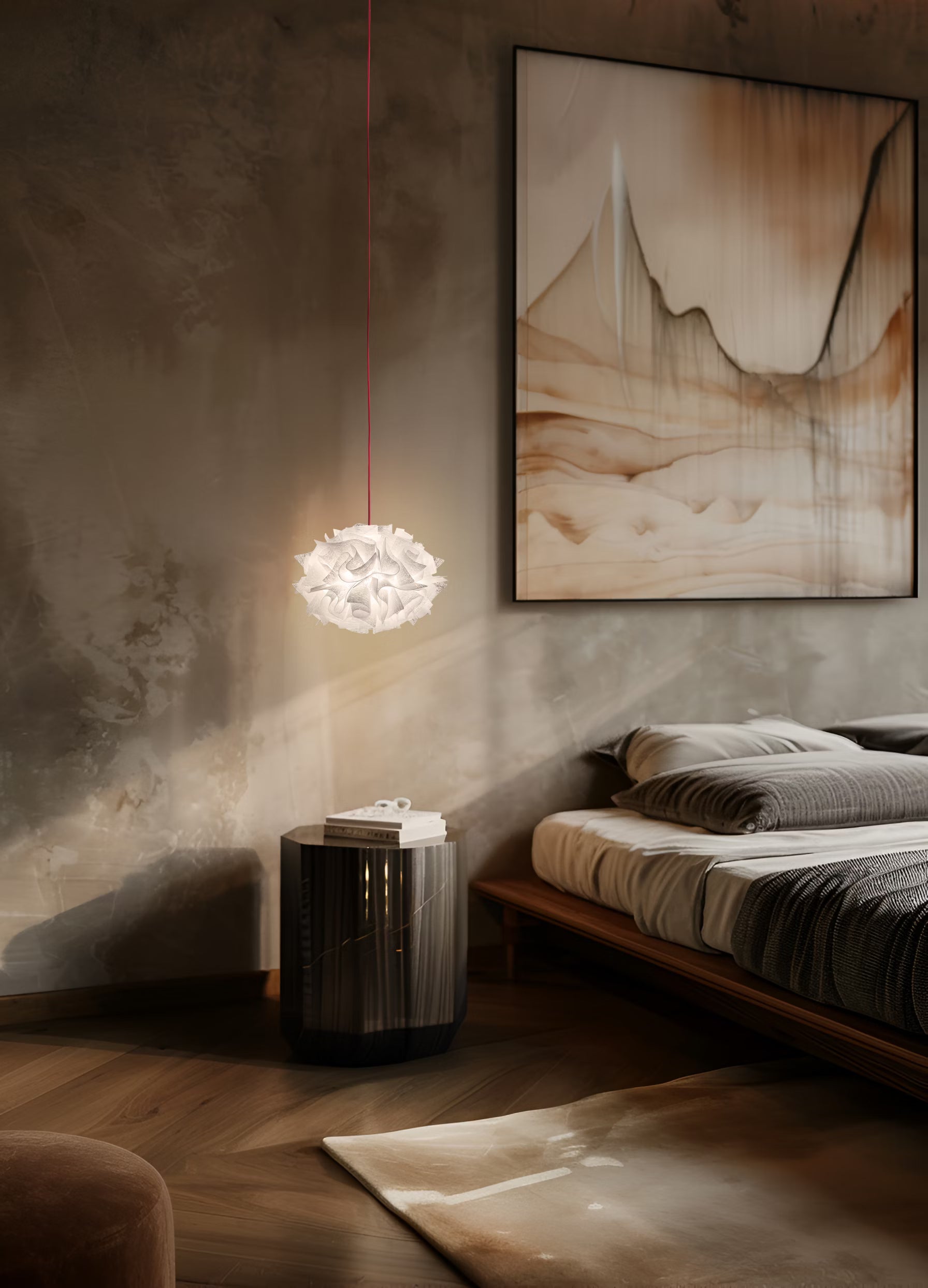 Veli Mini Couture Suspension Lamp | Slamp Sculptural Design Lighting