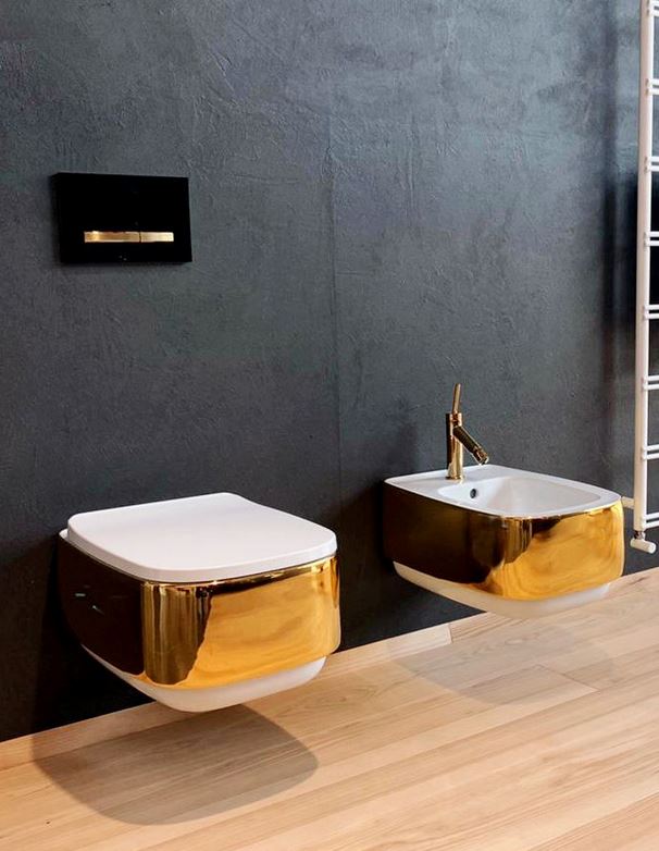 Flag Wall Hung Bidet Luxury Bathroom Ceramica Flaminia