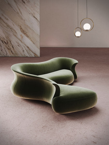 Amphora Corner Curved Sofa | Luxury Living | Desforma