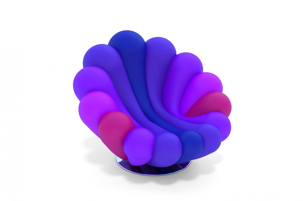 Anemone Lounge Chair — Sculptural Italian Design by Giovannetti Collezioni