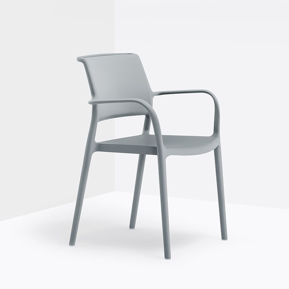 Ara 315 Stackable Dining Chair with Armrests | Luxury Design | Pedrali