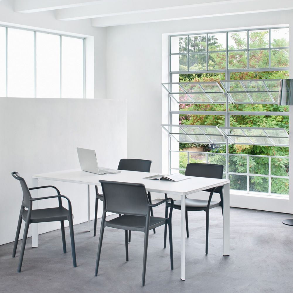 Ara 315 Stackable Dining Chair with Armrests | Luxury Design | Pedrali