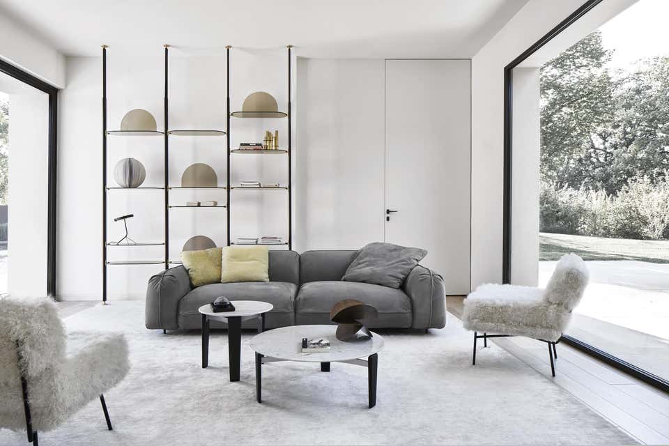 Elettra Armchair Fur Version | Designed by B.B.P.R. | Arflex