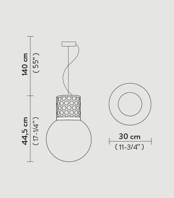 Atmosfera Suspension Lamp | Slamp Sculptural Design Lighting
