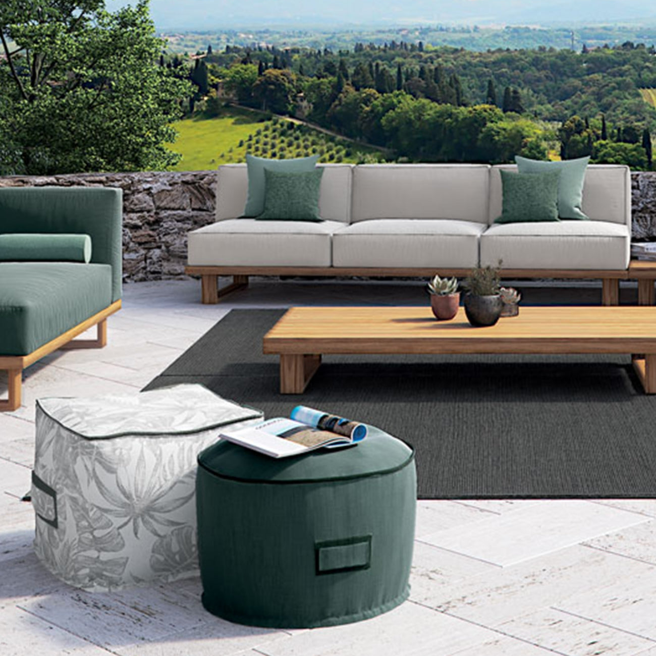 Soft Round Pouf | Atmosphera Soul of Outdoor