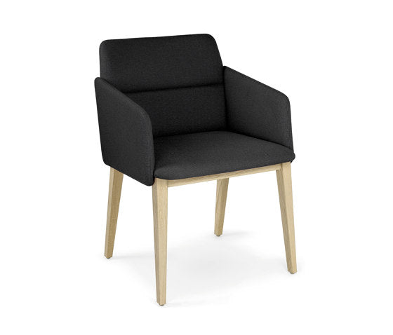 Aura P 4W Dining Chair with Armrests | Luxury Furniture | Crassevig