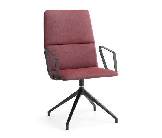 Aura P PB  Swivel Chair with Armrests | Luxury Furniture | Crassevig