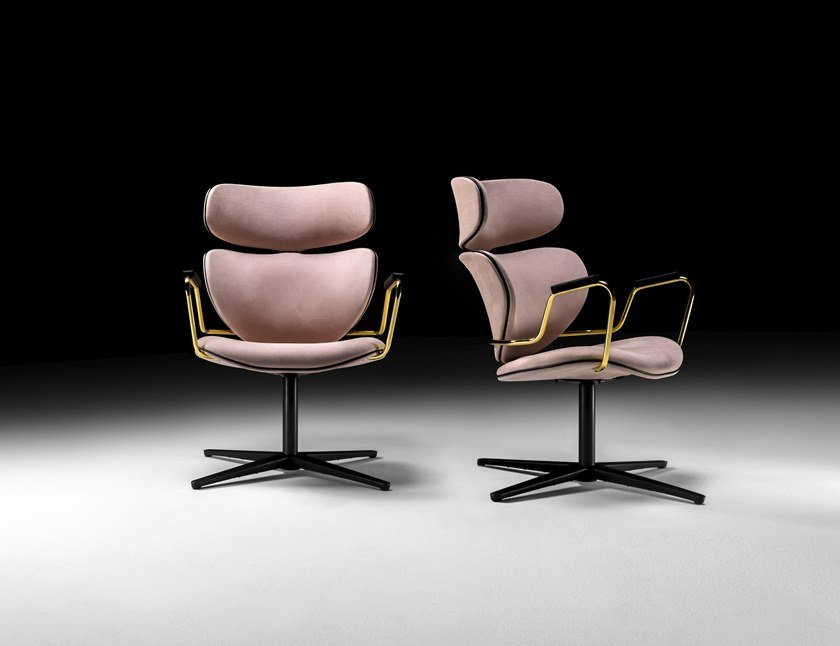 Asia Swivel Armchair | Luxury Living | Black Tie