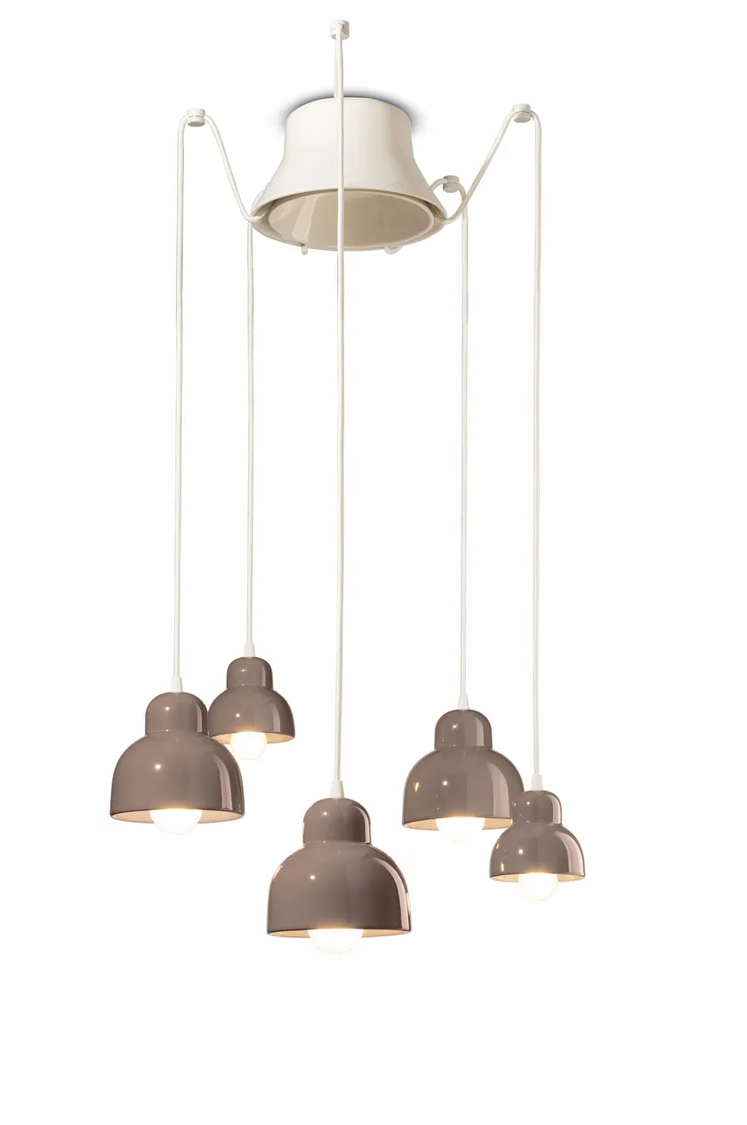 Berimbau C2609 Pendant Lamp | Ferroluce Ceramic Lighting