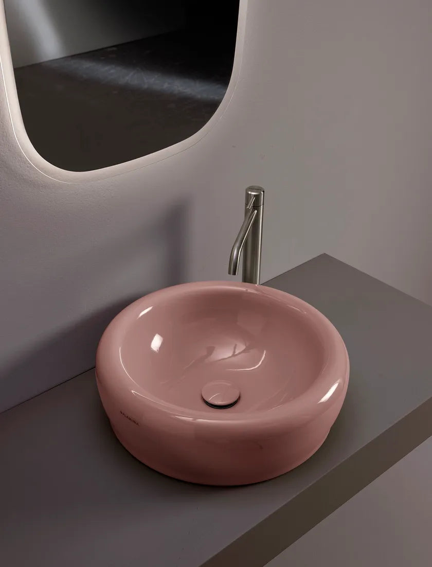 Siena Countertop Round Washbasin | Luxury Bathroom | Ceramica Flaminia