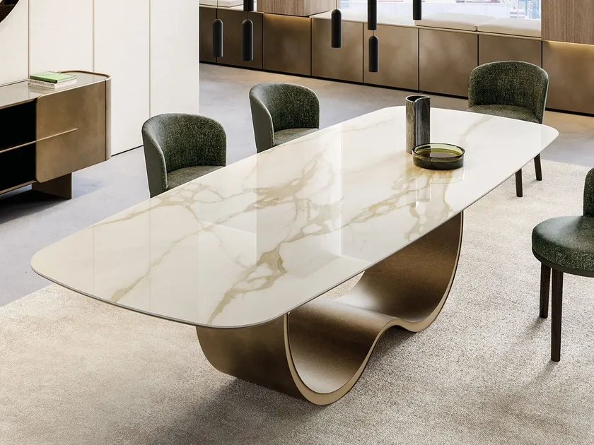 Alisei Keramik Dining Table | Eforma Iconic Luxury Italian Design