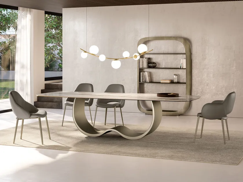 Alisei Keramik Dining Table | Eforma Iconic Luxury Italian Design