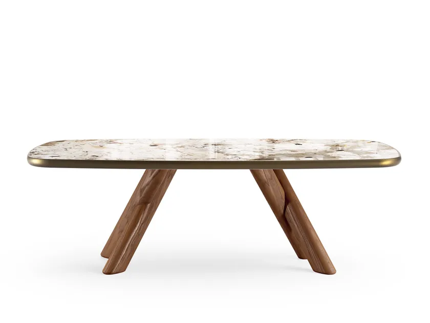 Canova King Rectangular Ceramic Dining Table | Eforma Iconic Luxury Italian Design