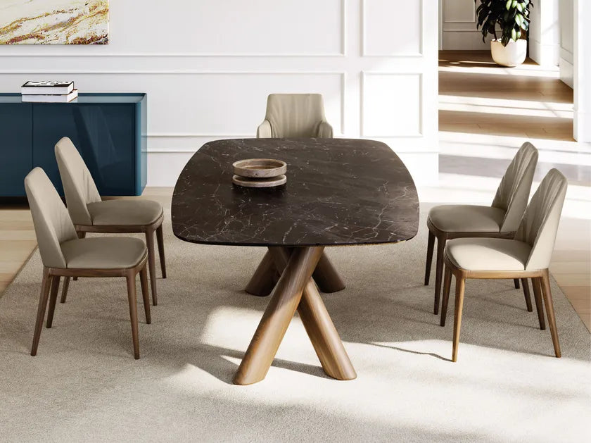 Canova Rectangular Ceramic Dining Table | Eforma Iconic Luxury Italian Design