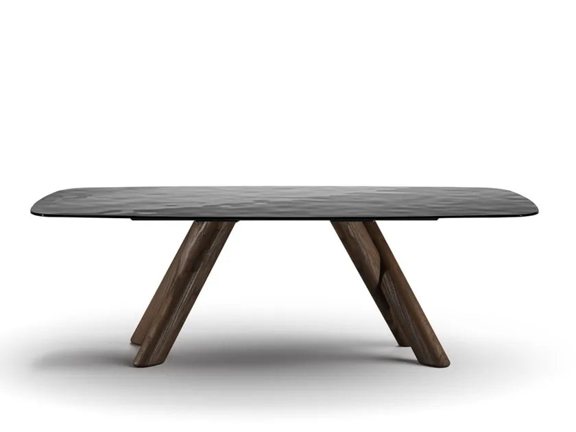 Canova Rectangular Crystal Dining Table | Eforma Iconic Luxury Italian Design