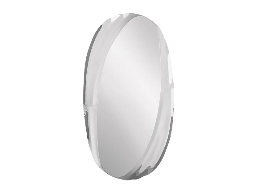 Carrara Oval Wall Mounted Mirror | Eforma Iconic Luxury Italian Design