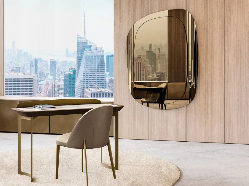 Gallery Round Wall-Mounted Mirror | Eforma Iconic Luxury Italian Design