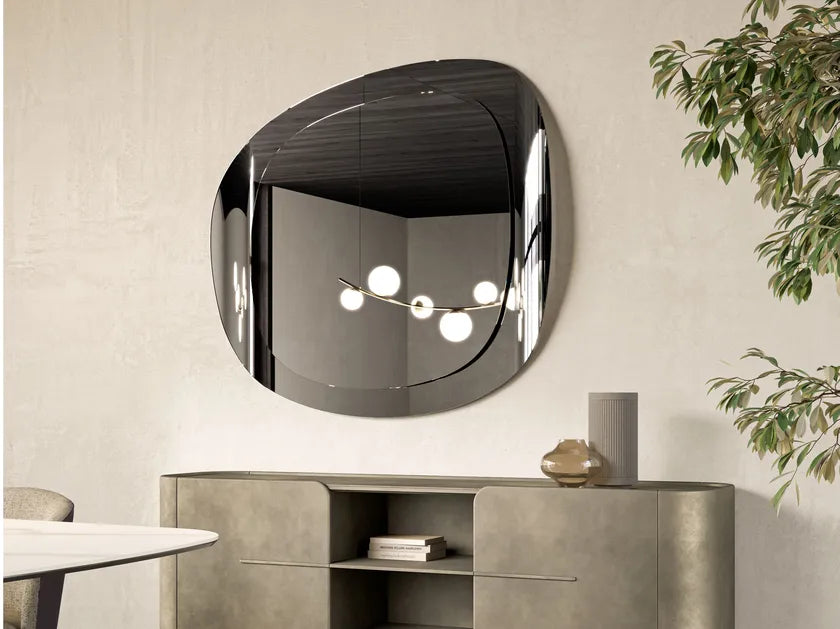 Gallery Round Wall-Mounted Mirror | Eforma Iconic Luxury Italian Design