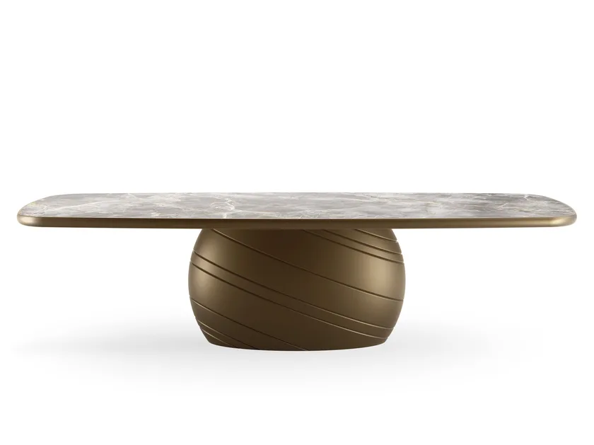 Giove King Rectangular Ceramic Dining Table | Eforma Iconic Luxury Italian Design