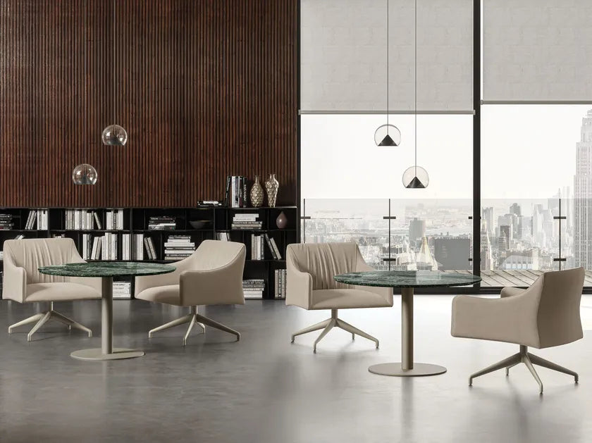 Isidora Lounge Swivel Armchair | Eforma Iconic Luxury Italian Design