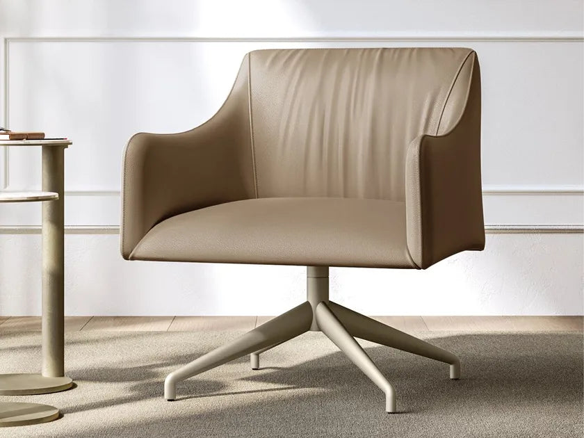 Isidora Lounge Swivel Armchair | Eforma Iconic Luxury Italian Design