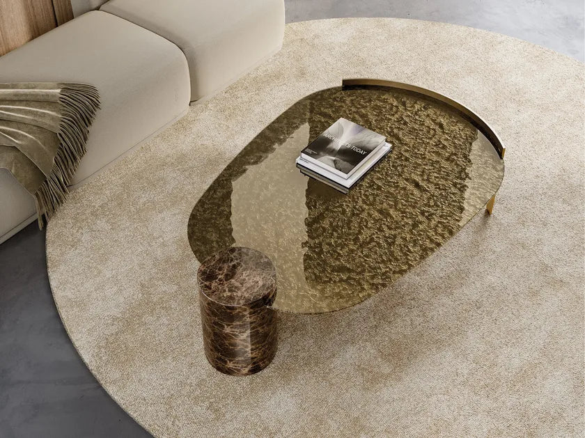 Peo Low Round Coffee Table | Eforma Iconic Luxury Italian Design