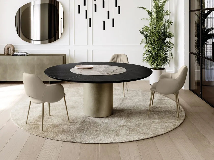 Silhouette Deluxe Dining Chair with Armrests | Eforma Iconic Luxury Italian Design