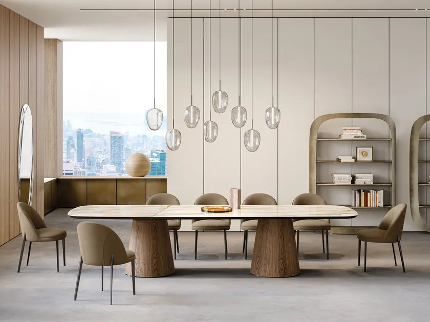 Teo XL Rectangular Dining Table | Eforma Iconic Luxury Italian Design