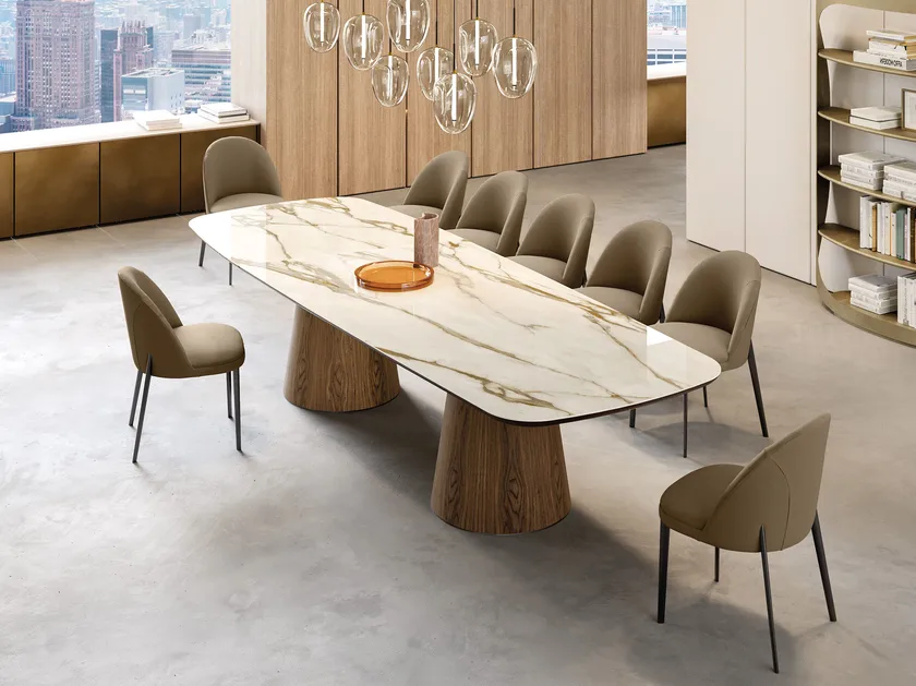 Teo XL Rectangular Dining Table | Eforma Iconic Luxury Italian Design