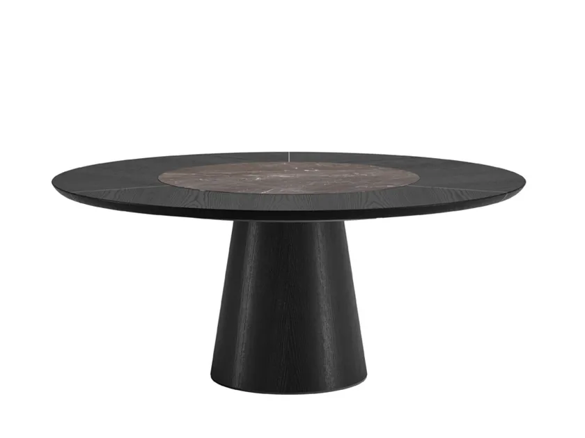 Teo Round Ceramic Dining Table | Eforma Iconic Luxury Italian Design