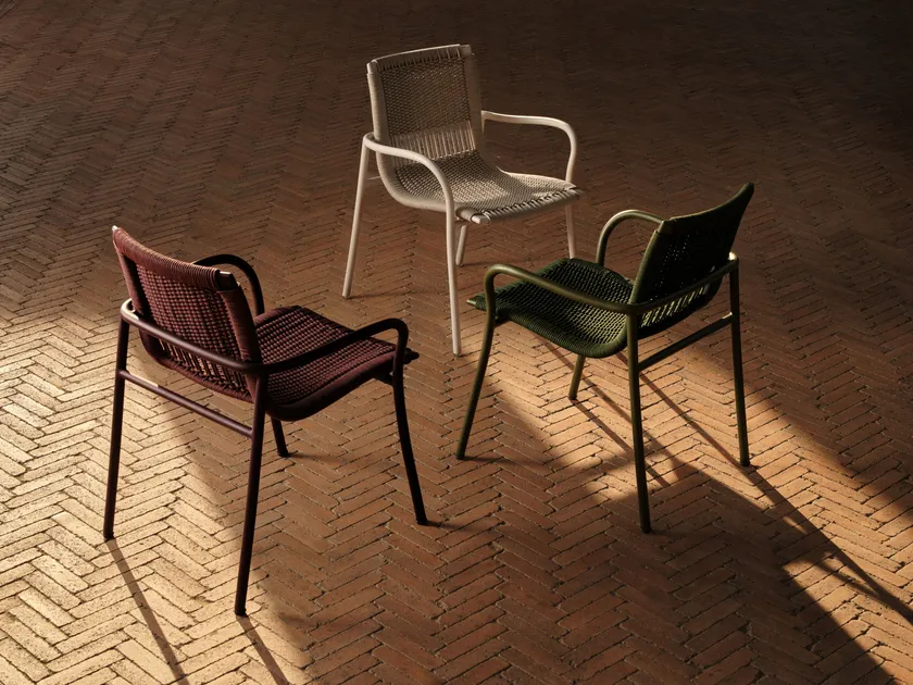 Betsy Dining Chair with Armrests | Designed by Christophe Pillet | Outdoor Luxury | Ethimo