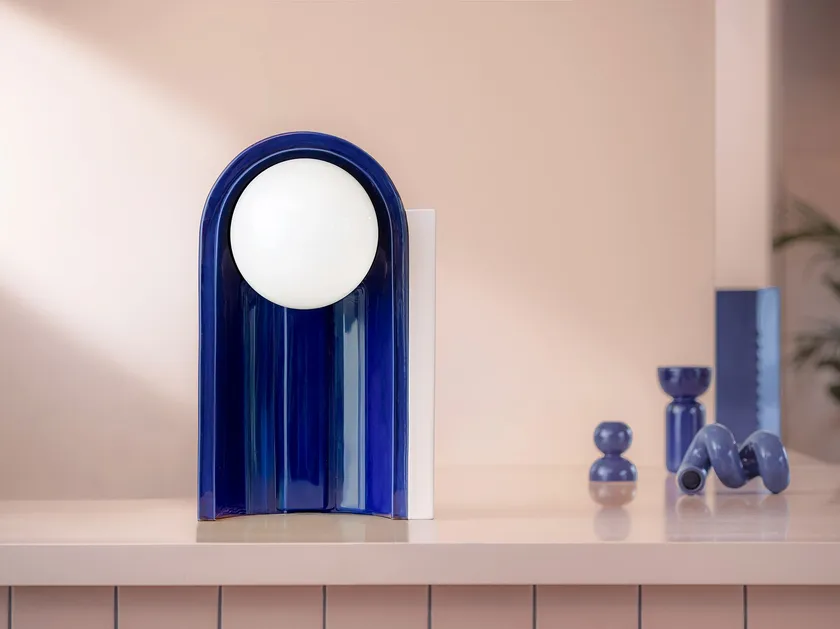 Cleò C2810 Table Lamp | Ferroluce Ceramic Lighting