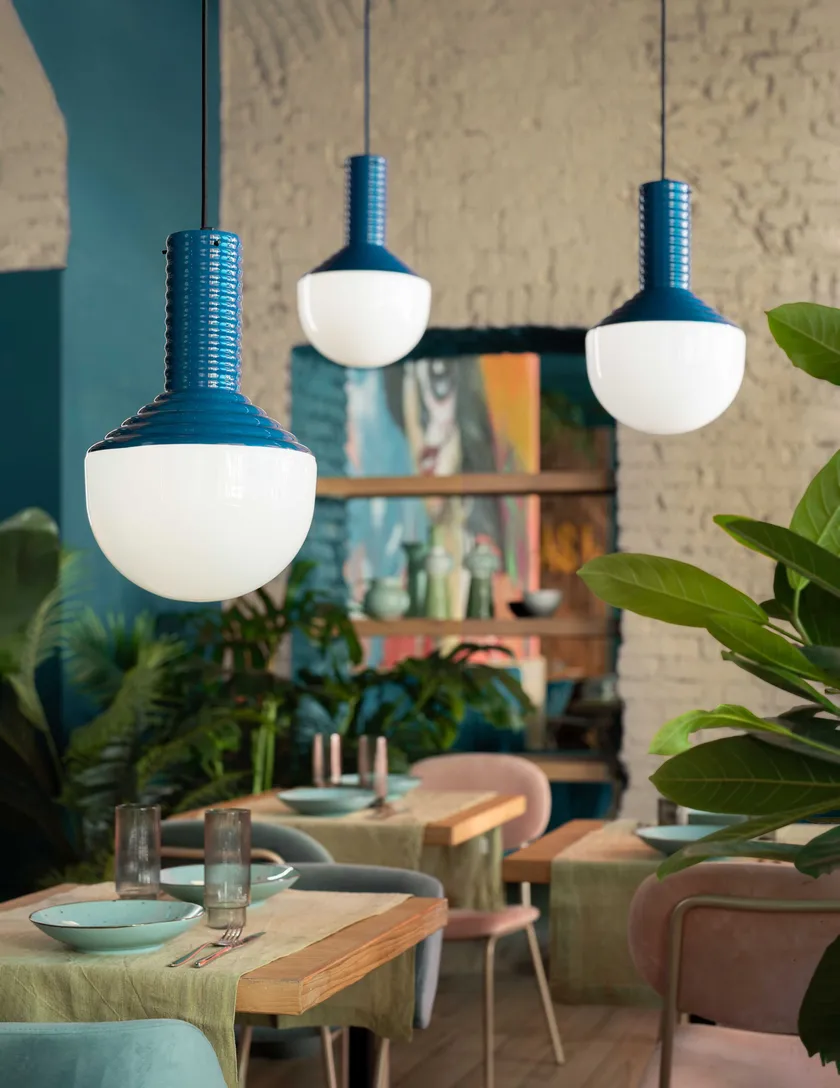 Selaròn C2730 Suspension Lamp | Ferroluce Ceramic Lighting