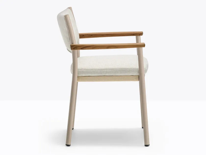 Guinea Outdoor Stackable Chair with Armrests | Luxury Design | Pedrali