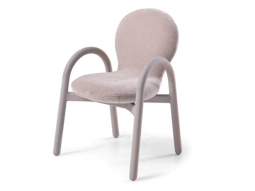 Club 224 Dining Chair with Armrests | Luxury Furniture | Gervasoni