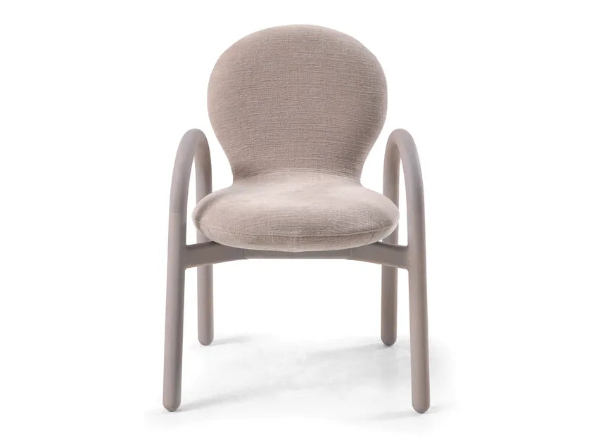 Club 224 Dining Chair with Armrests | Luxury Furniture | Gervasoni