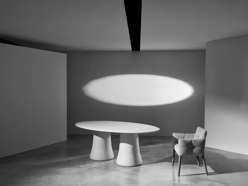 Mae Dining Chair with Armrests | Luxury Living Gervasoni