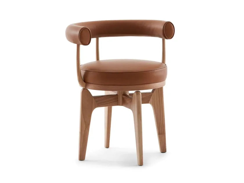 Indochine Swivel Chair with Armrests | Stile