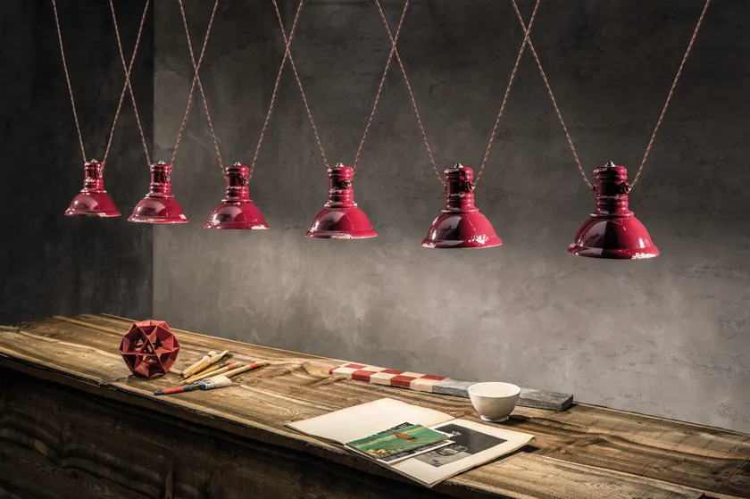 Industrial C1692 Pendant Lamp | Ferroluce Ceramic Lighting