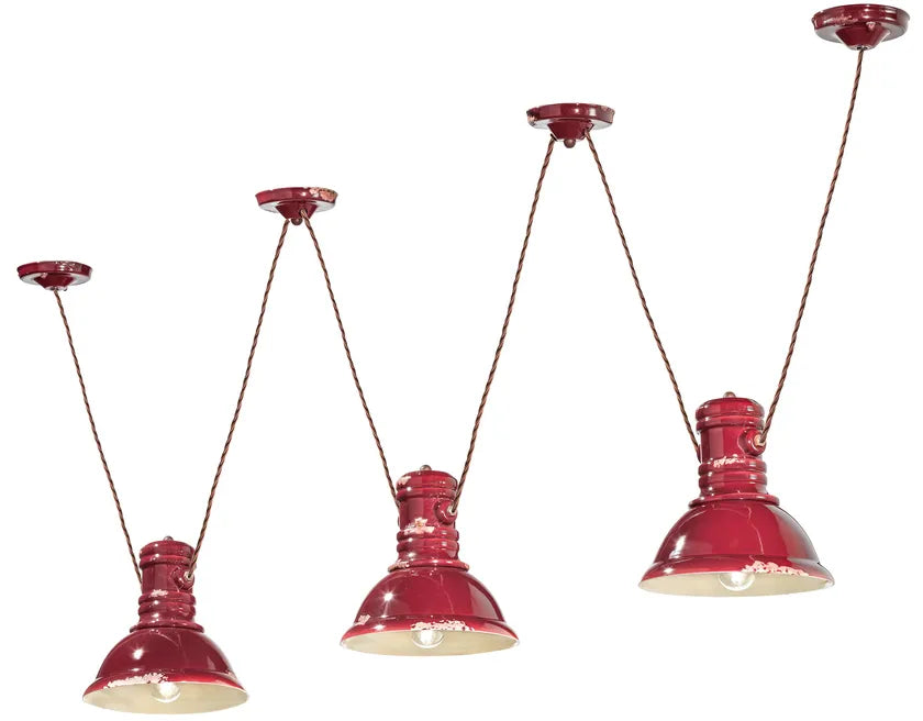 Industrial C1692 Pendant Lamp | Ferroluce Ceramic Lighting