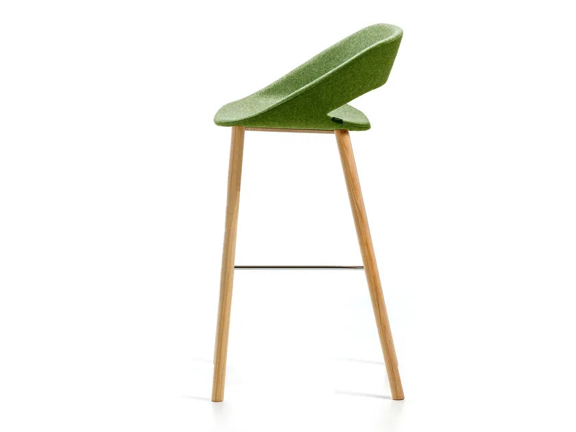 Kabira Fabric ST 4WL Stool | Contemporary Furniture Arrmet