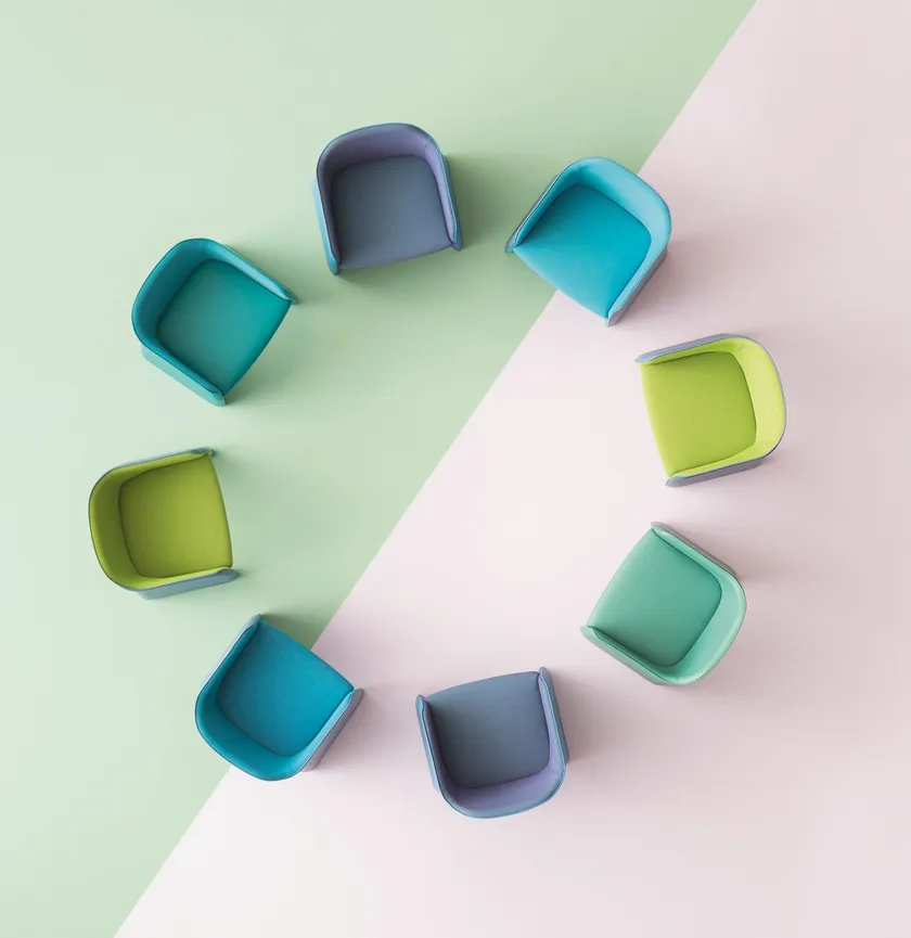 Laja 2 Wings 889F Chair with Castors | Luxury Design | Pedrali