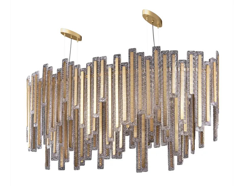 Arcadian Oval Suspension Lamp | Multiforme Artistic Luxury Lighting
