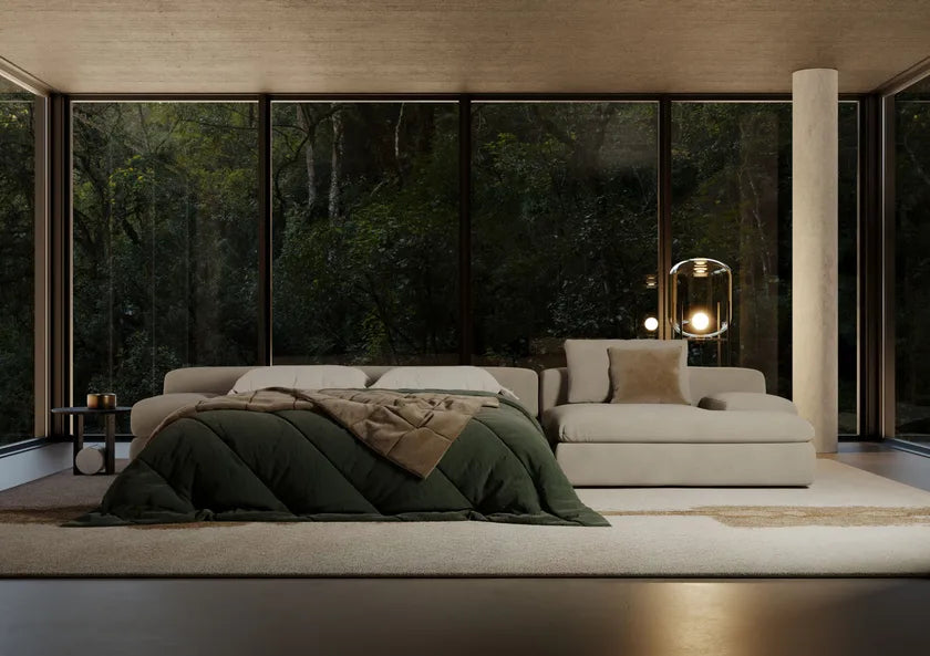 Rufus Sofa Bed with Removable Cover | Luxury Sofa Beds | Milano Bedding