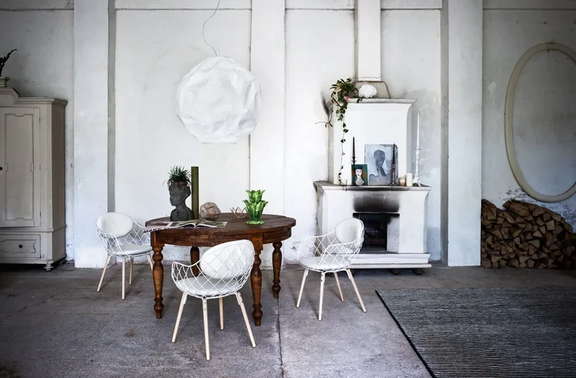 Piña Dining Chair with Armrest | Luxury Furniture | Designed by Jaime Hayon | Magis